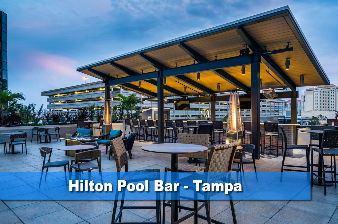 Hilton Pool Bar - Hotel Building Design Tampa, FL