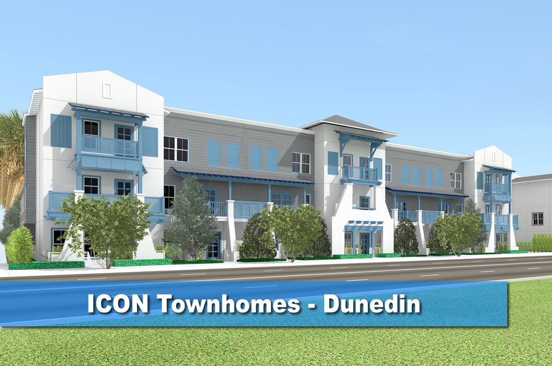 ICON Townhomes - Multi-Family Home Construction Design Dunedin, FL